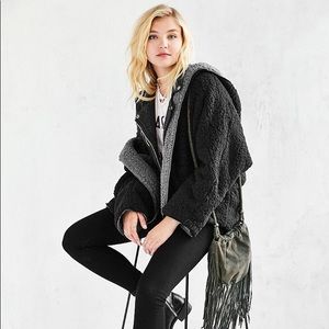 Urban Outfitters fuzzy reversible Ecote